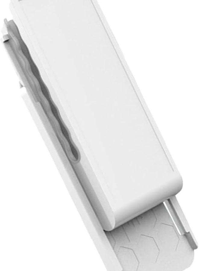 منظم الحائط اللاصق ذاتيًا للكابلات والمحولات وأجهزة التحكم عن بعد بتصميم مثقوب وسهل التركيب - Image 1