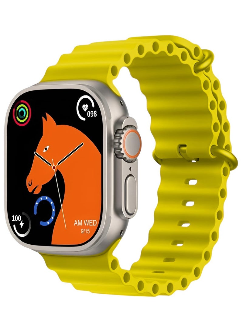 T10 ULTRA Smart Watch SERIES 8 (Yellow)