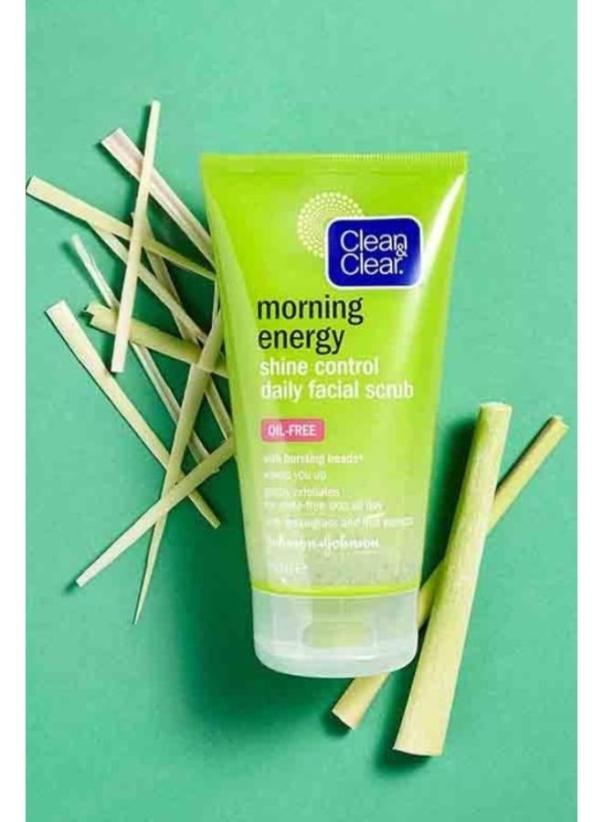 Clean & Clear Shine Control Daily Facial Scrub 150ml - Image 2