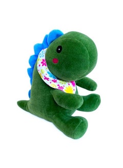 Webby Plush Cute Sitting Dinosaur Stuffed Soft Animal Toys For Kids 25 Cm (Green)  - Image 3
