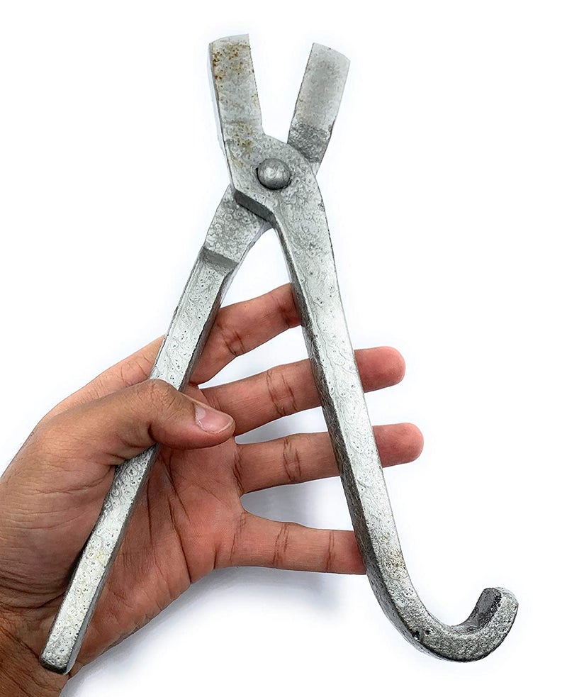 Fozti Draw Tong 8 Serrated Forged Steel Wire DrawingPulling Plier Multipurpose for Jewellery Making Wire Craft Tool Wrapping Rolling Mill Hobby Crafts DIY - Image 3