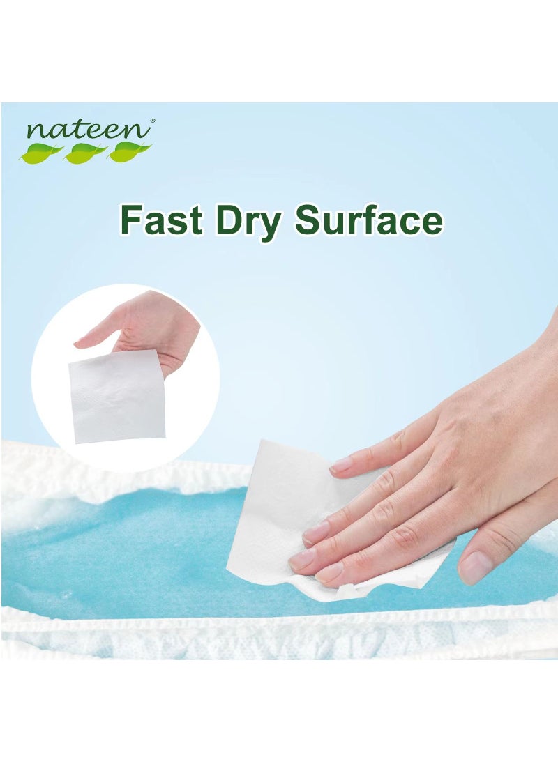 nateen - Premium Care Baby Diapers,Size 4 (7-18kg),64 Count Diapers,Large,Super Absorbent,Breathable Baby Diapers. - Image 1