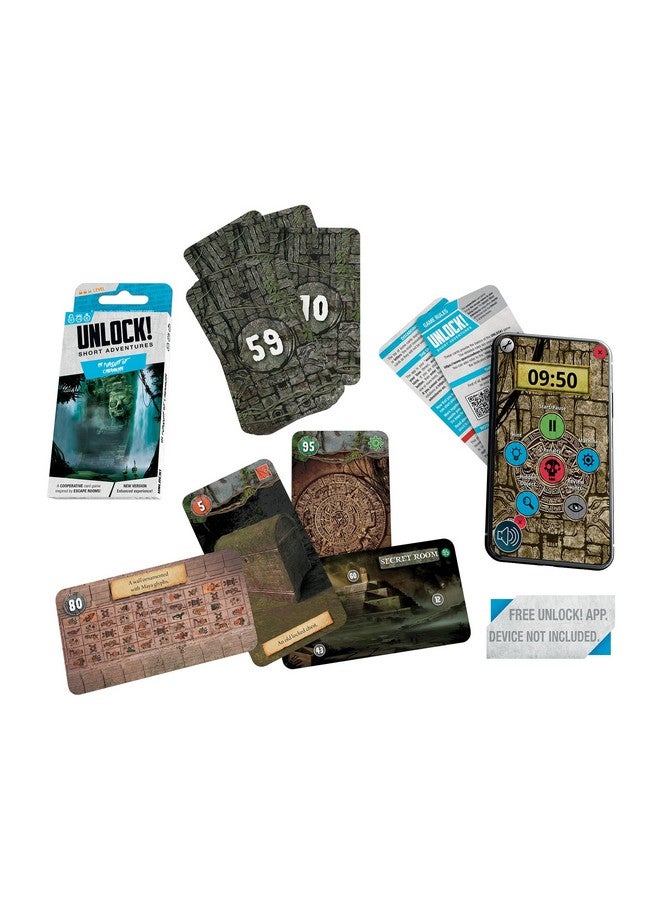 Space Cowboys UNLOCK! Short Adventures 5: in Pusuit of Cabrakan - Immersive Escape Room Card Game for Kids and Adults, Ages 10+, 1-6 Players, 30 Minute Playtime, Made by Space Cowboys - Image 2