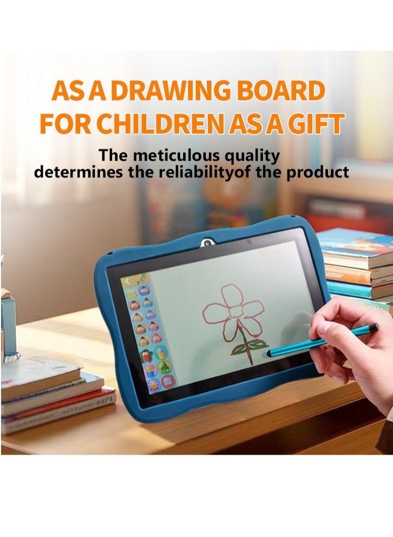 AROAQ E18 Touch Screen Children Tablet, High Definition Kids Playing Tablet, High Performance Quad Core Processor Gaming Pad For Boys And Girls, (1pc, 64GB, Pink) - Image 2