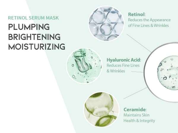 #OOTD Rejuvenating Retinol Sheet Mask Korean Vegan Wrinkle Lifting, Plumping and Moisturizing Sheet Mask, Retinol, Ceramide, Hyaluronate 10EA - Image 3