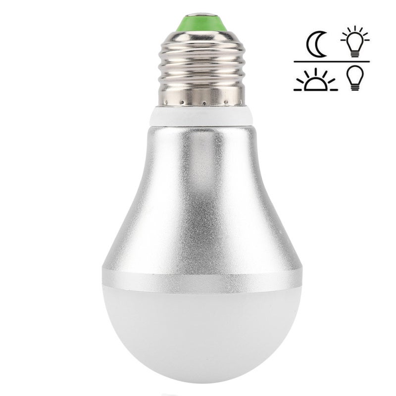 Automatic LED Bulb: 6500K Cold White, Night Sensor Activated Below 25lm, 2-Line Simple Wiring - Integrated Light Control Module, Low Cost Maintenance for Home Indoor Use - Image 5