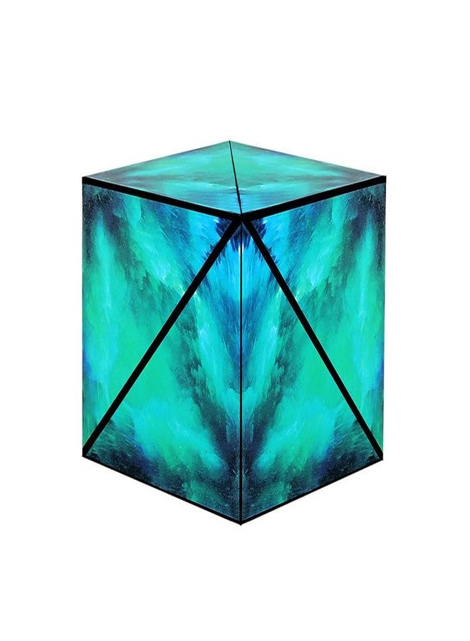 vintak Shape Shifting Box 3D Cube Transforming Puzzle Cube Speed Cube for Training the Brain for Kids and Adults Green Plastic - Image 1