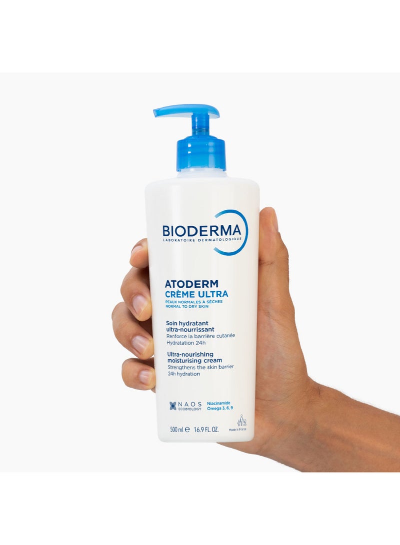 Bioderma Atoderm Creme Ultra Nourishing Moisturising Cream 500ml - Image 3