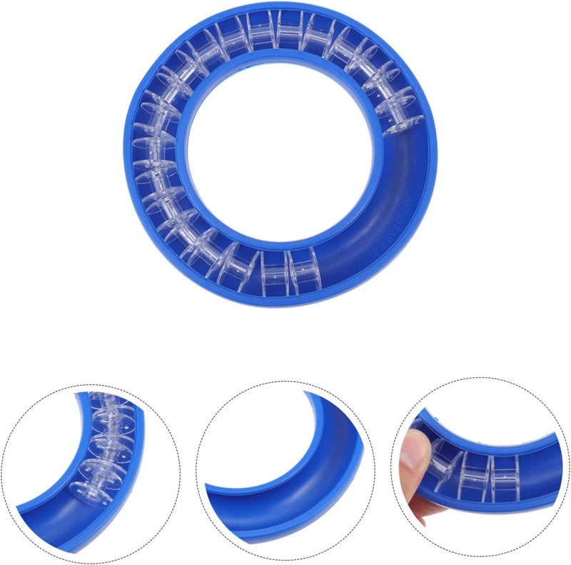 DOITOOL 1 Set Bobbin Storage Box Rubber Organizer Plastic Case for Bobbins and Thread Prevents Tangles and Unraveling for Home Sewing and Crafting - Image 4