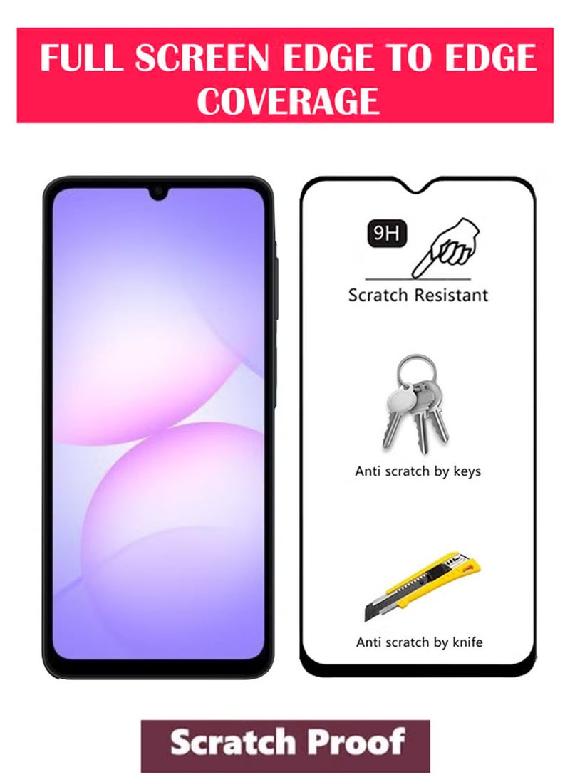 ولديك جراب Samsung Galaxy A17 نحيف ومرن من TPU مع وسادة هوائية ممتصة للصدمات من السيليكون وواقي شاشة زجاج مقوى ممتاز حماية يومية ومناسبة للاستخدام اليومي والمكاتب والهدايا - Image 4