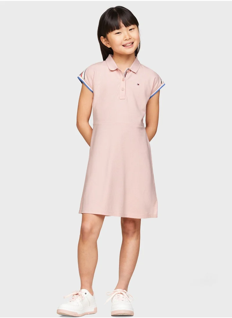 TOMMY HILFIGER Kids Sriped Polo Dress