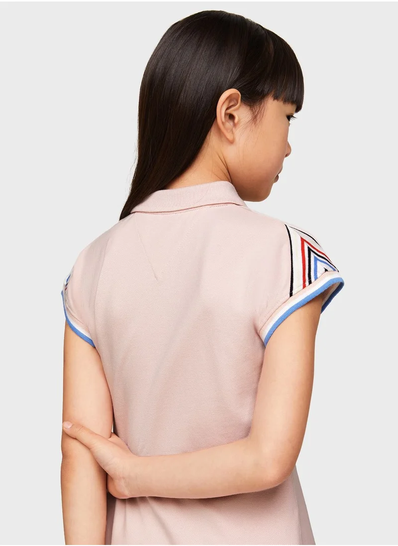 TOMMY HILFIGER Kids Sriped Polo Dress