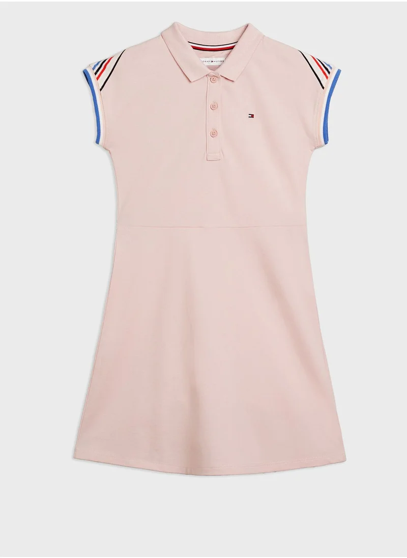 TOMMY HILFIGER Kids Sriped Polo Dress