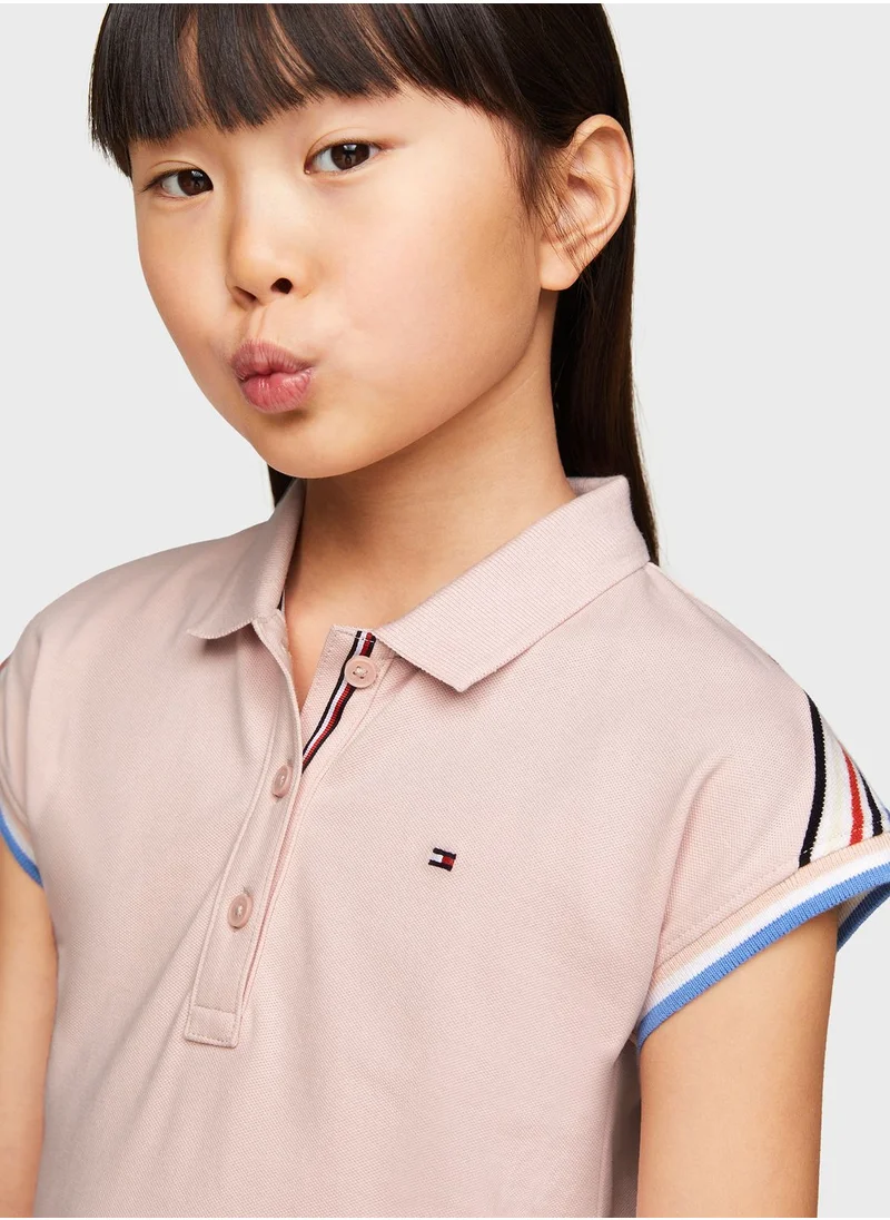 TOMMY HILFIGER Kids Sriped Polo Dress