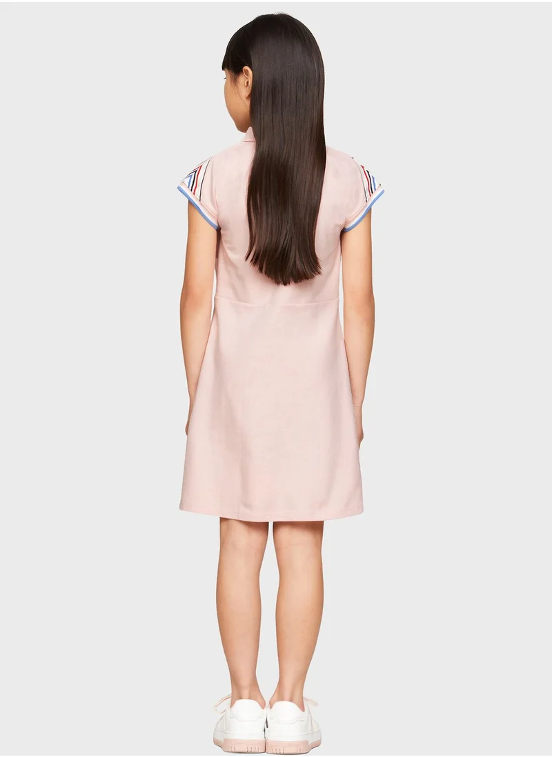TOMMY HILFIGER Kids Sriped Polo Dress