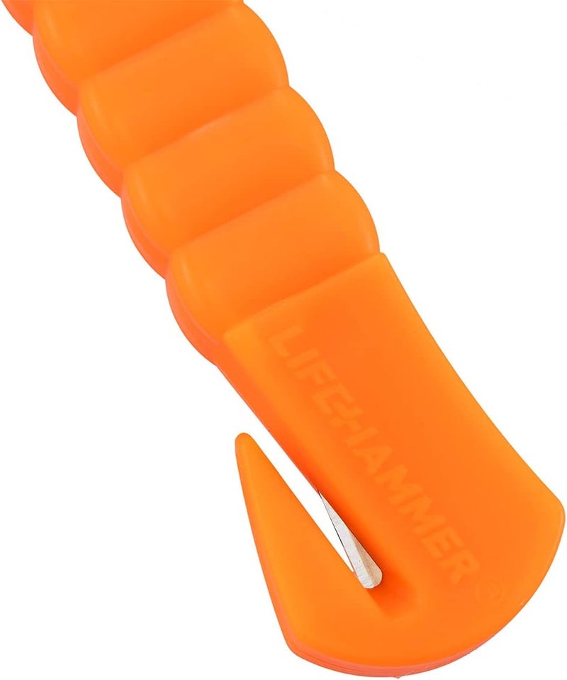 LifeHammer Safety Hammer - Emergency Escape Tool with Seatbelt Cutter, Orange - Image 5