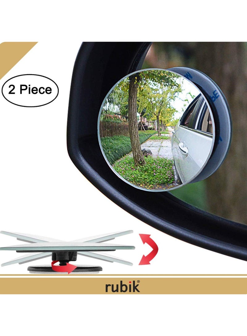 New Driver on Board Vinyl Sticker with Blind Spot Mirror, Reflective New Driver Car Sign Caution for Beginner New Car SUV Van Drivers (Large 15x15cm)