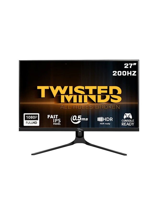 Twisted Minds Supreme Series Flat 27" FHD, 200HZ, 0.5MS, Fast IPS, HDMI 2.1 Gaming Monitor - TM27FHD200IPS black - Image 4