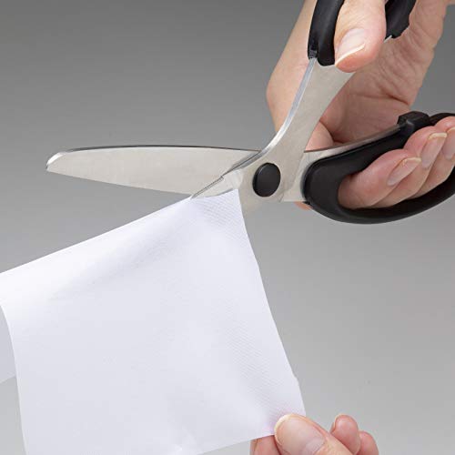 ALLEX\アレックス ALLEX Japanese Fabric Scissors with Cover, Tailor Sewing Shears 8.25", Made in JAPAN, Medium Professional Dressmaker's Scissors - Image 2