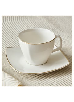Home Box طقم فنجان شاي وصحن من قطعتين بيس 220 مل  - Image 1