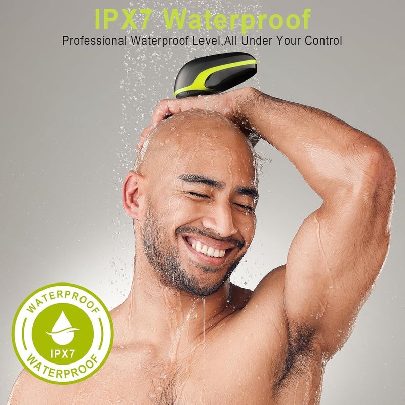 Telfun 7D Head Shaver for Bald Men, Detachable LED Display Dry/Wet IPX7 Waterproof With Type-C Charge - Image 3