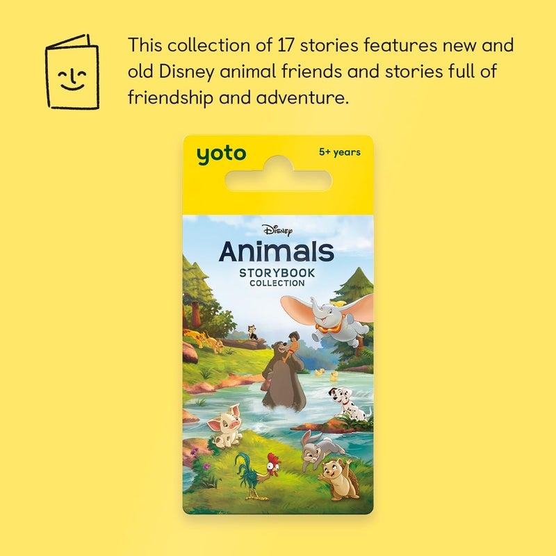 YOTO Disney Animals Storybook Collection â€“ Kids Audio Card for Use with Player & Mini All-in-1 Audio Device, Educational Screen-Free Listening with Fun Playtime, Bedtime & Travel Stories, Ages 5+ - Image 2