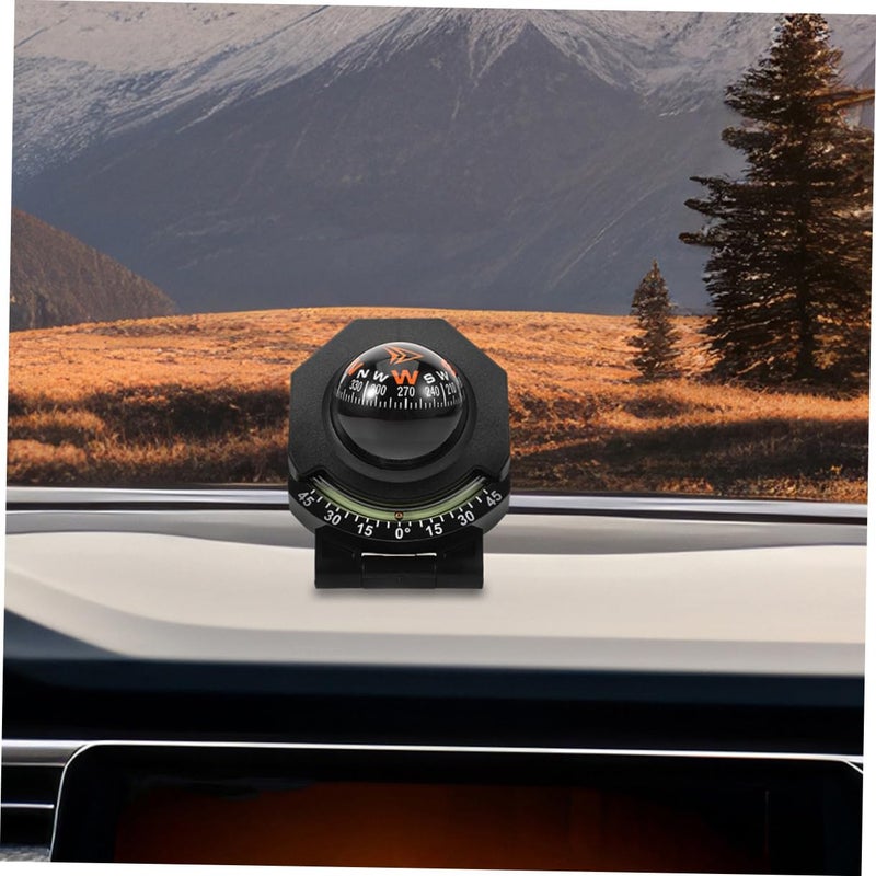 2pcs Car Compass Inclinometer with Adhesive Tape for Dashboard Navigation in Cars Boats RVs - Image 5