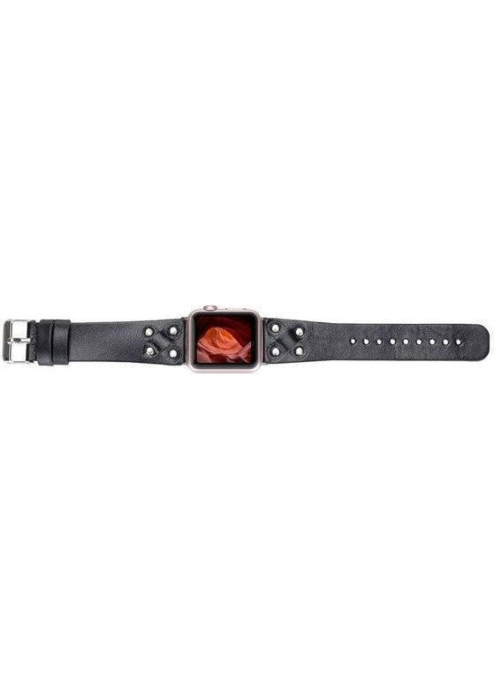 BOULETTA - IW-42E-RST1 Silver Trok Cross Apple Watch Compatible Band - Image 1