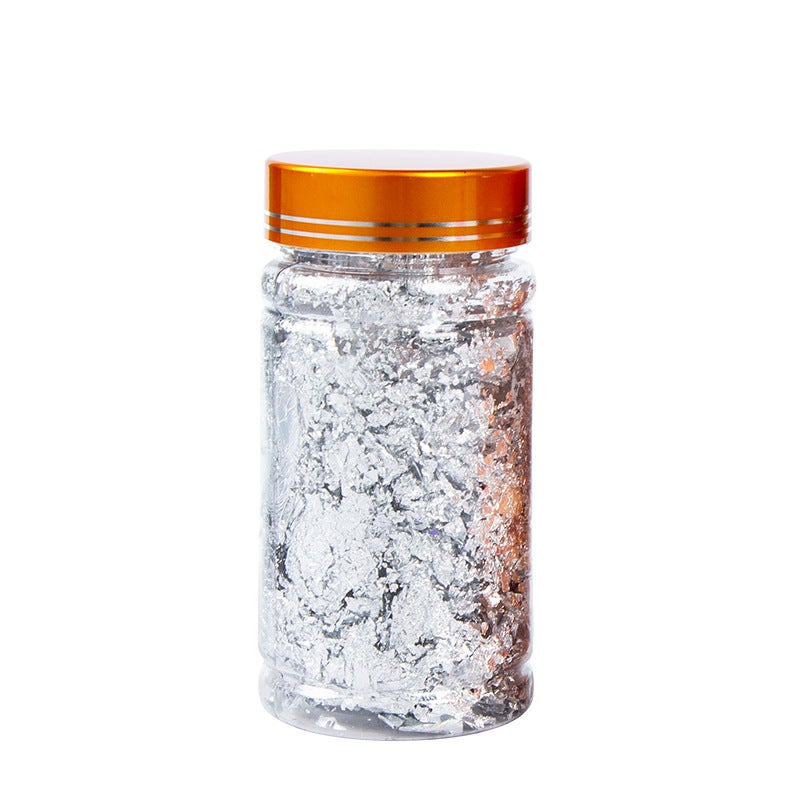 Yongfoil Factory /Bottled Gold Foil Gold Foil Paper Copper Foil Broken Nail Decoration Painting Material Gold Foil Broken - Image 5