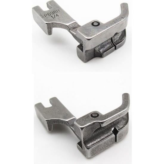 SSS Combo P69RH14 and P69LH14 Presser Foot Right Side and Left Side DORI Piping Foot for Industrial Sewing Machine with HIGH Shank - Image 1