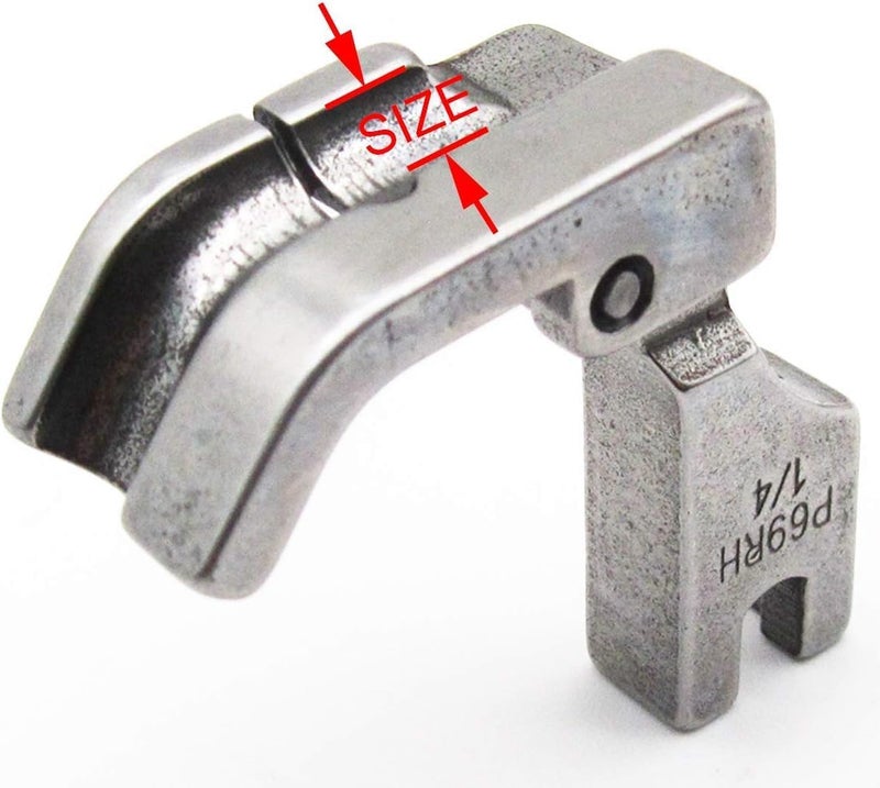 SSS Combo P69RH14 and P69LH14 Presser Foot Right Side and Left Side DORI Piping Foot for Industrial Sewing Machine with HIGH Shank - Image 3