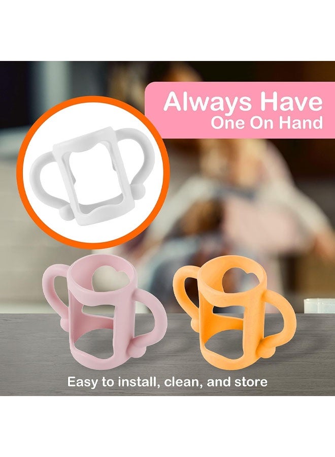 Suitable for Baby Bottles with Easy Grip  Handles to Hold Their Own Bottle - BPA-Free Soft Silicone - Image 4