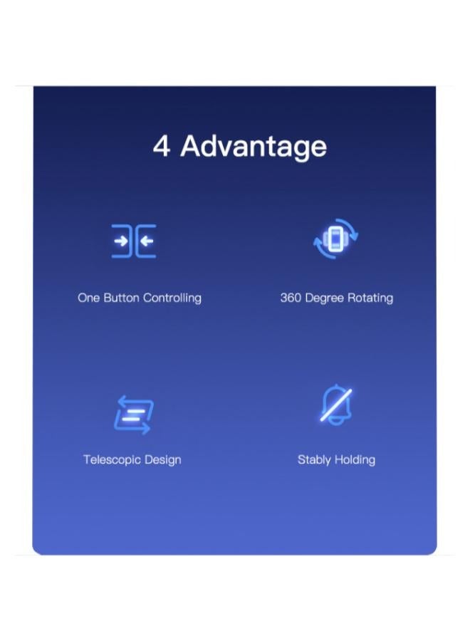 يسيدو حامل هاتف محمول C139 Hot من إكسسوارات الهواتف المحمولة حامل هاتف للسيارة قابل للتمدد 360 درجة - Image 3