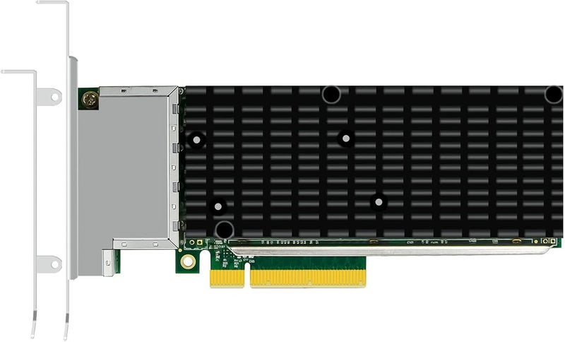بطاقة شبكة GLOTRENDS ST7223 10G RJ45 إيثرنت مع وحدة تحكم Intel X710، واجهة PCIE 3.0 X8، تدعم نظام التشغيل Windows 11/10/ Windows Server/Linux/ESX/VMware ESXi (لا تدعم نظام التشغيل Mac OS) - Image 1