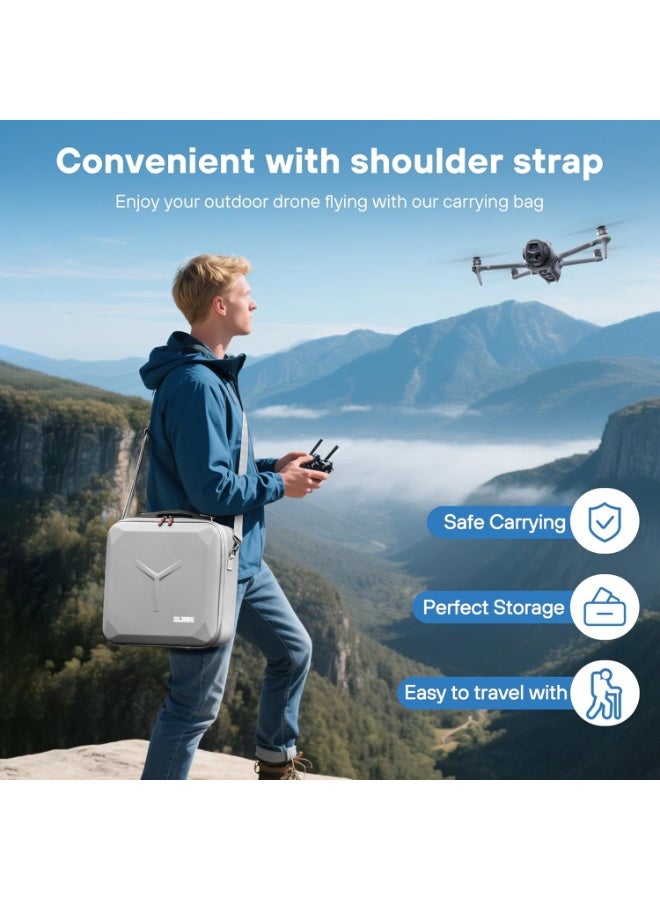 STARTRC Mavic 4 Pro Carrying Case, Portable Storage Bag  for DJI Mavic 4 Pro Fly More Combo & RC PRO 2 Controller, Travel Storage Case Can Store Accessories - Batteries and Charging Hub - Image 2