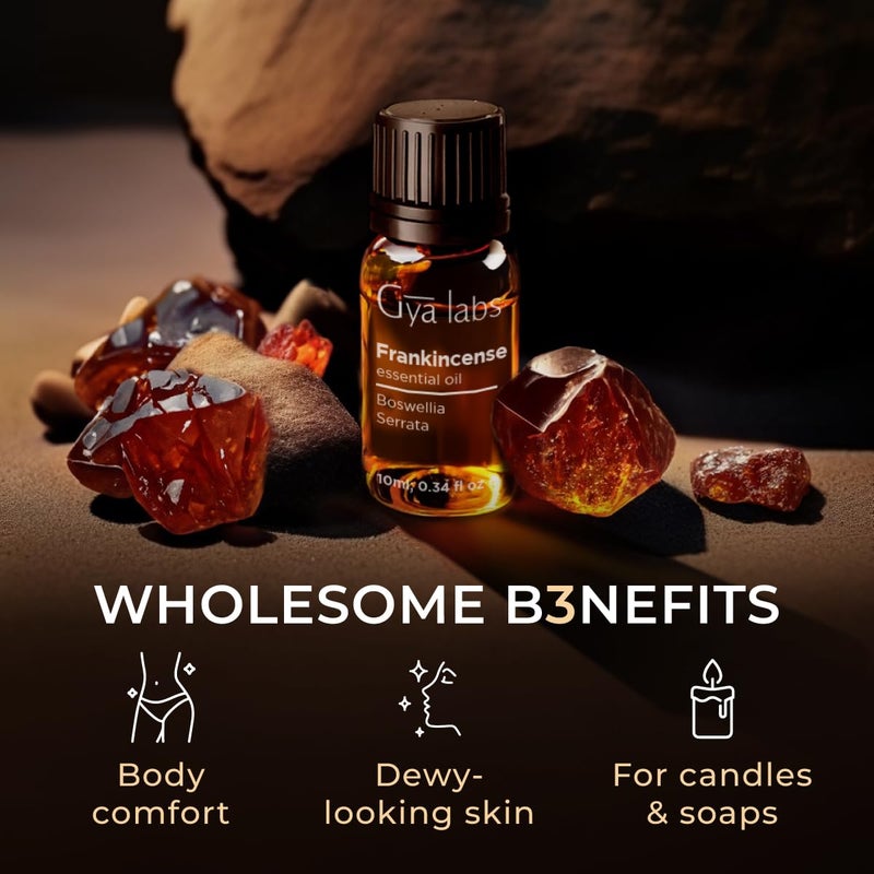 Gya Labs Frankincense Essential Oil - 0.34 Fl Oz - for Hair, Skin, Diffuser, Aromatherapy & DIY Candle Making Scent - Image 5