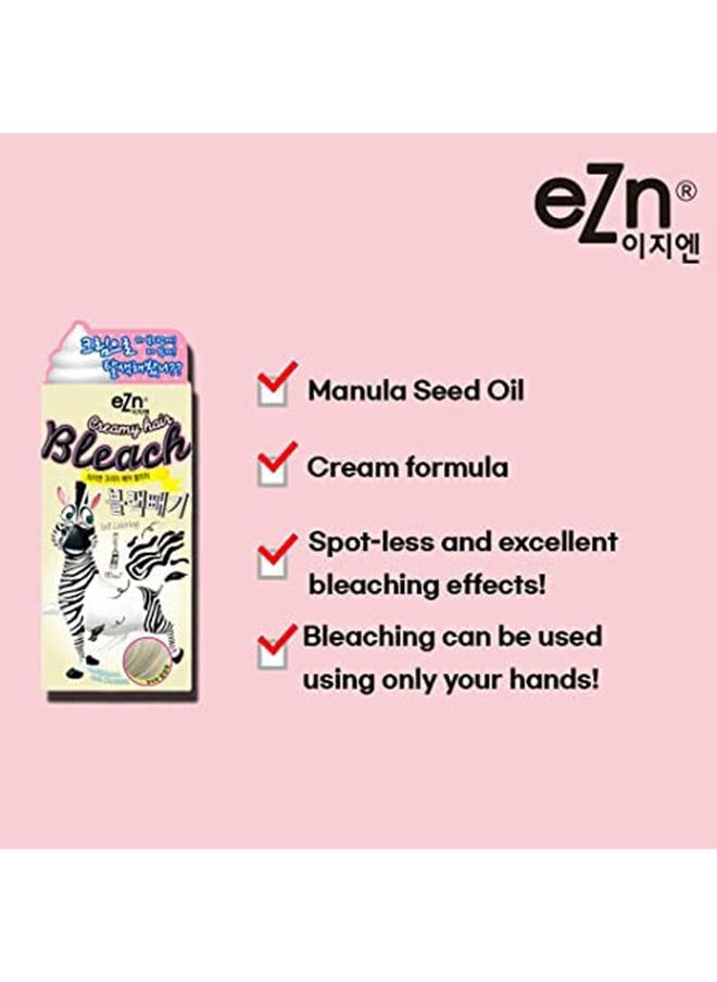 EZN - Creamy Hair Bleaching Cream Permanent Hair Color Formulated with Marula Seed Oil - Image 1