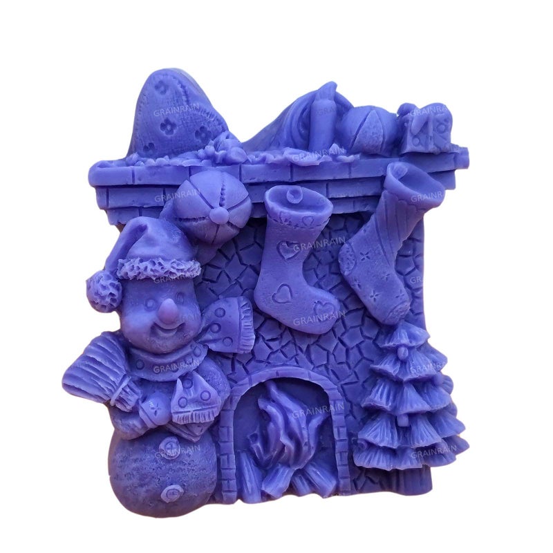 Soap Molds Silicon Soap Making Molds Craft Molds Resin Mold Santa Claus 123561