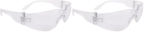 Radians Clear Safety Glasses ScratchResistant Wraparound One Size