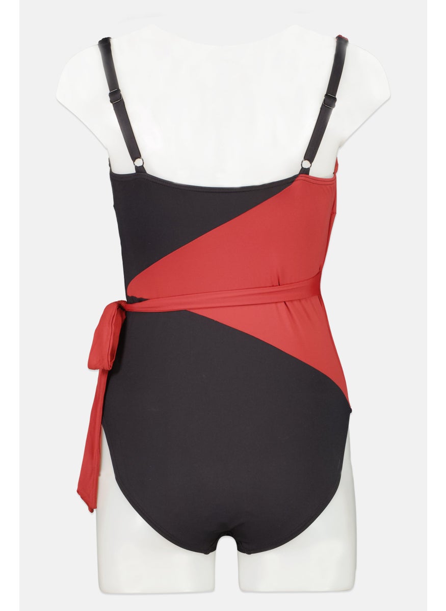 Contours by Coco Reef - Women Plain One Piece, Black - Image 1
