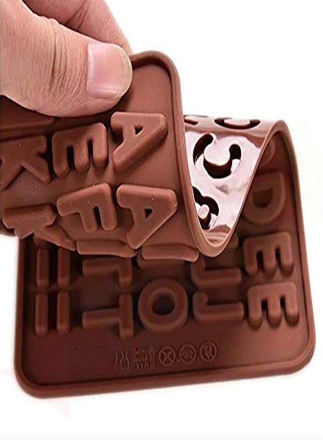 BriKSHi Silicone Alphabets Shape Chocolate Mould Tray Cake Baking Tools for Bakeware Pack of 1 - Image 4