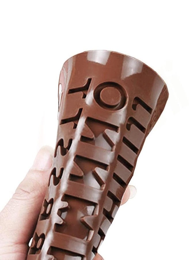 BriKSHi Silicone Alphabets Shape Chocolate Mould Tray Cake Baking Tools for Bakeware Pack of 1 - Image 3