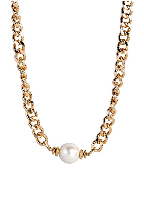 Just Peachy Gold-Plated Adjustable Necklace – Elegant & Versatile Design – High-Quality Durable Finish – Perfect for Any Occasion – Customizable Length – Ideal Gift for Her