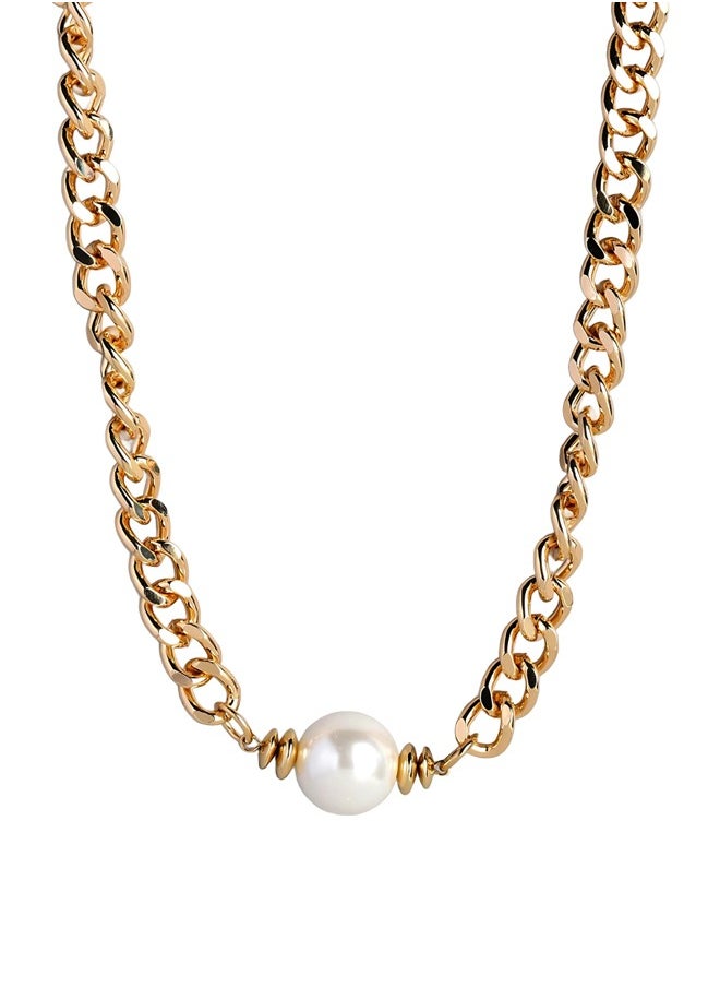 Just Peachy Just Peachy Gold-Plated Adjustable Necklace – Elegant & Versatile Design – High-Quality Durable Finish – Perfect for Any Occasion – Customizable Length – Ideal Gift for Her  - Image 1