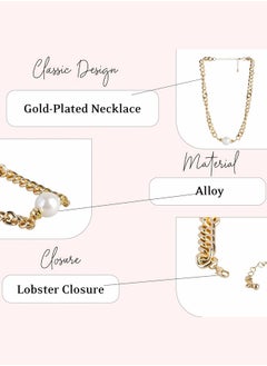 Just Peachy Just Peachy Gold-Plated Adjustable Necklace – Elegant & Versatile Design – High-Quality Durable Finish – Perfect for Any Occasion – Customizable Length – Ideal Gift for Her  - Image 4