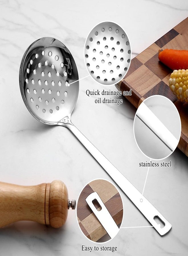 Berglander ملعقة مثقبة من بيرغلاندر للمطبخ - مصفاة عنكبوتية من الفولاذ المقاوم للصدأ لتصفية المعكرونة/الطبخ/القلي، أدوات مطبخ متينة مقاومة للصدأ - Image 5