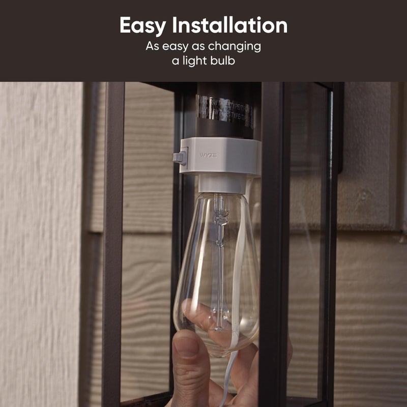 Wyze Lamp Socket Power Adapter for Wyze Cam v3/v4 (Camera Sold Separately) - Image 4