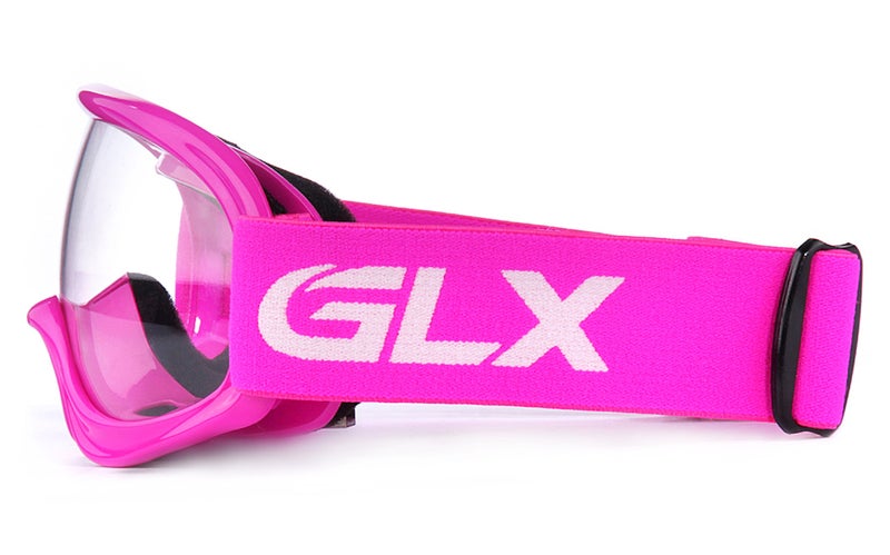 GLX YH15 Anti-Fog Impact-Resistant Kids Youth ATV Off-Road Dirt Bike Motocross Goggles for Boys & Girls (Pink, one_Size) - Image 2