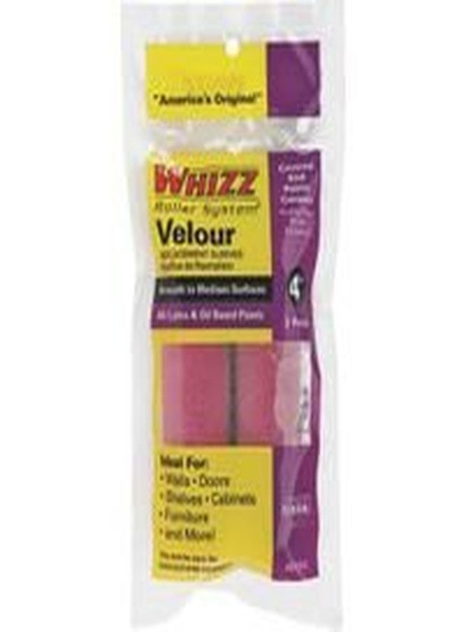 Whizz Velour 1/2 in. x 6 in. W Mini Paint Roller Cover For Smooth 2 pk - Image 2