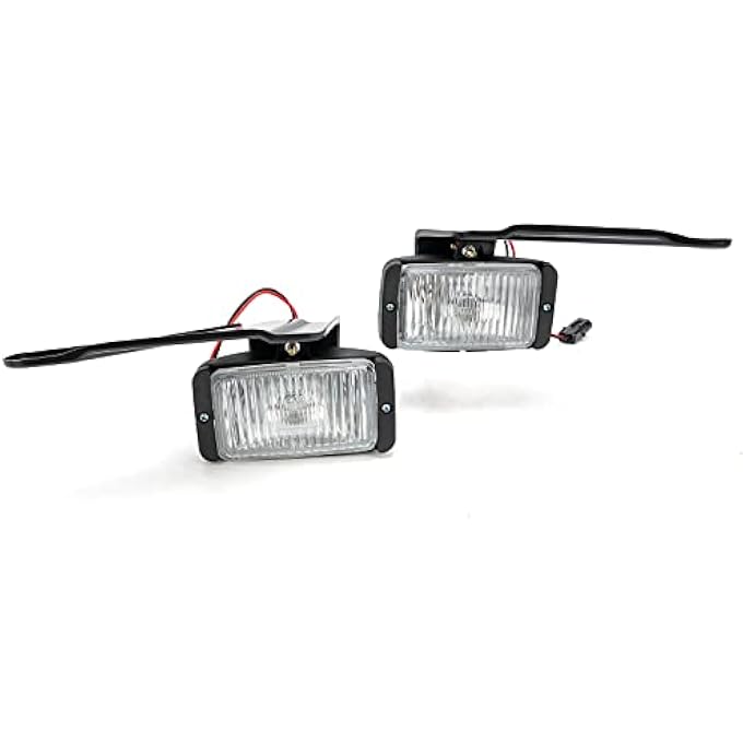 MiKaFex Driver And Passenger Side Fog Light Assembly Compatible With 19881999 ChevyGmc C1500 C2500 C3500 K1500 K2500 K3500  8291 Gmc S15  8297 Chevy S10 - Image 2